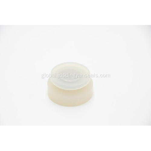 Transparent Silicone Magnet Rubber Plug Transparent silicone embedded magnet rubber gasket plug Manufactory